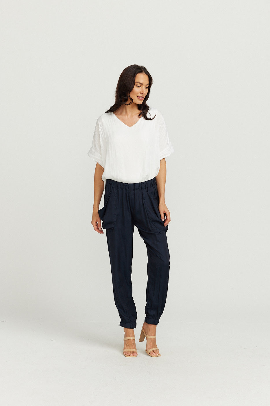 SLOUCHY PANTS / NAVY