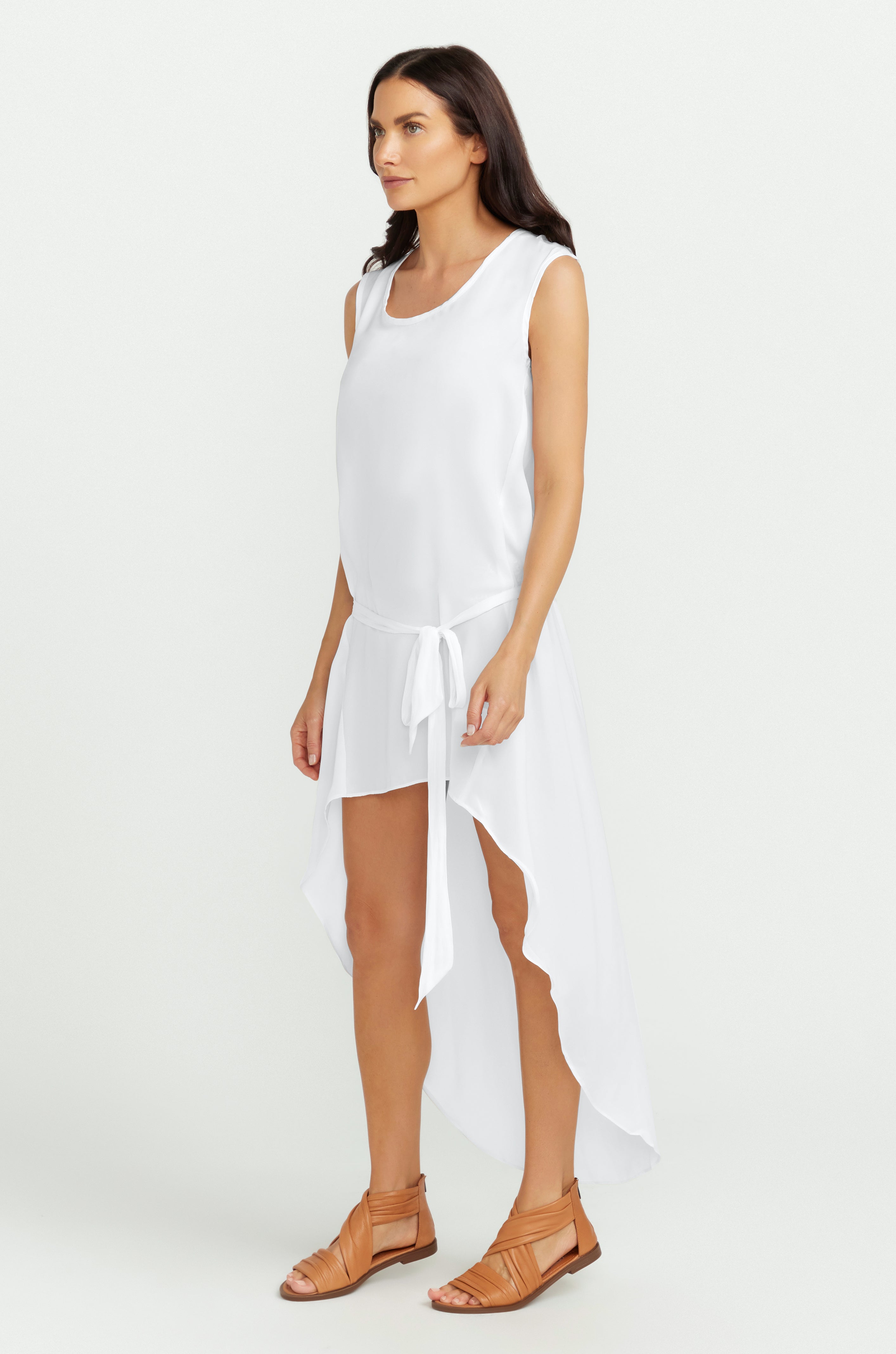 TUNIC DRESS / WHITE