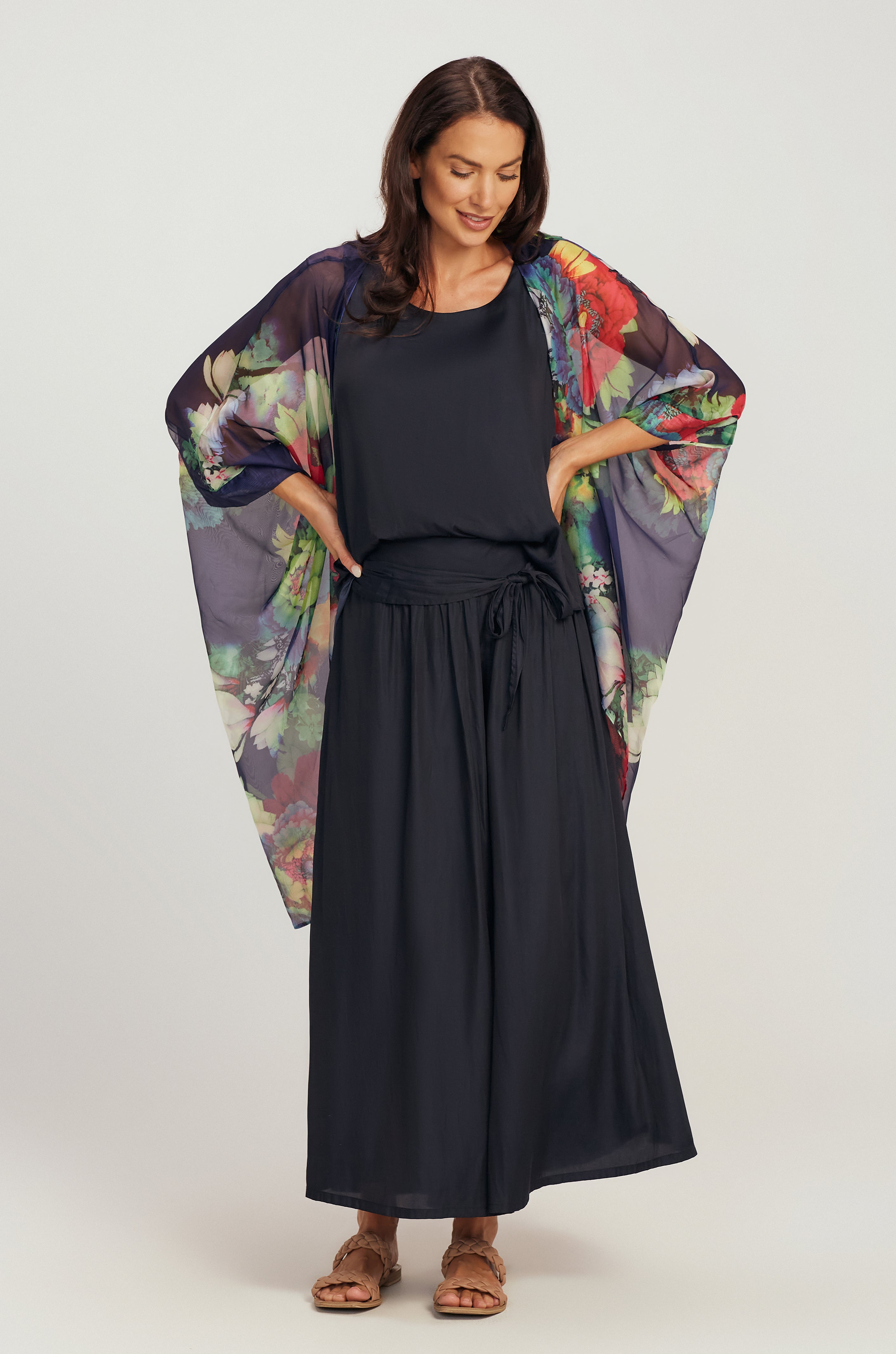 CAPES / KIMONOS - Navy Bliss / PRE ORDER ONLY - available MID MAY