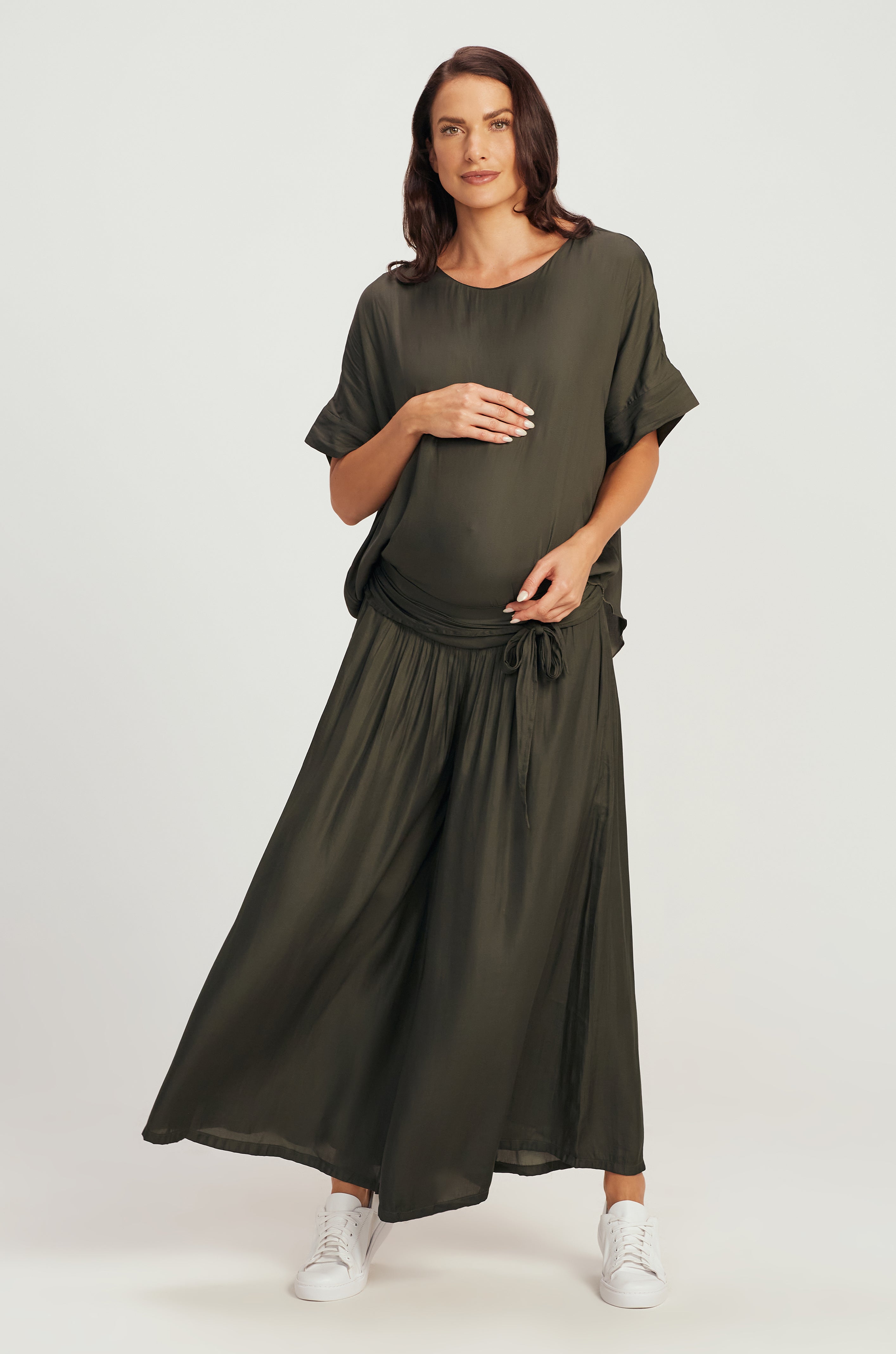 THE STAPLE TOP/ SAGE GREEN / MATERNITY